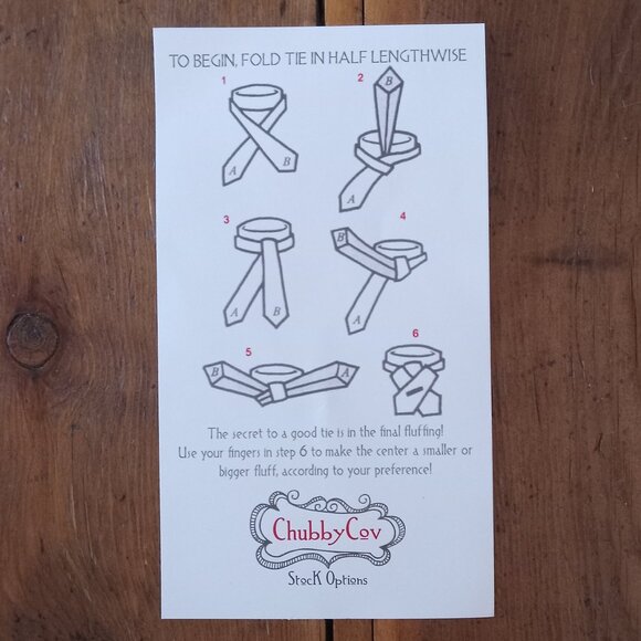 New Chubby Cov Stock Tie - Picture 4 of 4